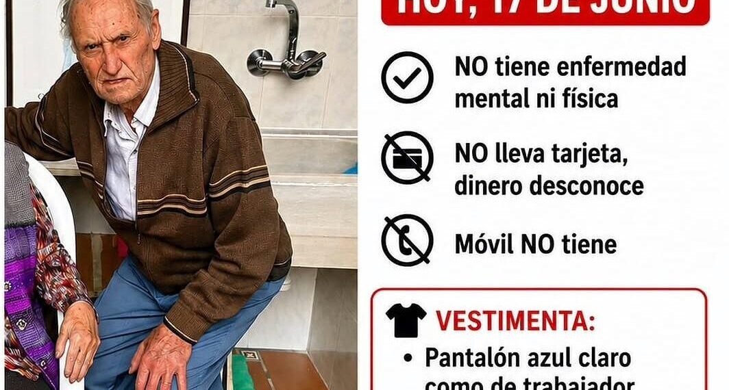 Máxima alerta en Castellar-Oliveral por la desaparición de Vicente, un vecino de 90 años 1 Máxima alerta en Castellar-Oliveral por la desaparición de Vicente, un vecino de 90 años