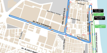 Cortes de tráfico y restricciones de aparcamiento en Malvarrosa y Algirós por el MTRI Valencia de los Gay Games