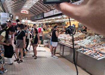 Un mes después del anuncio de las obras del Mercado Central, los vendedores denuncian que «no hay ni rastro» de las mejoras mientras se suceden los desmayos por calor