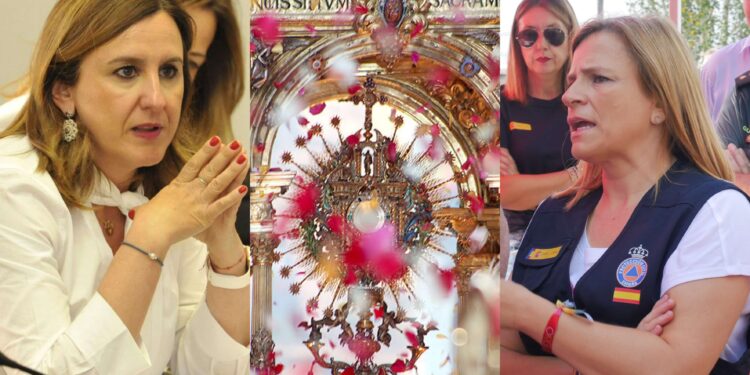 Guerra de competencias entre el Ayuntamiento y Delegación de Gobierno: el Corpus de Valencia, en el aire por la acampada de la Plaza de la Virgen