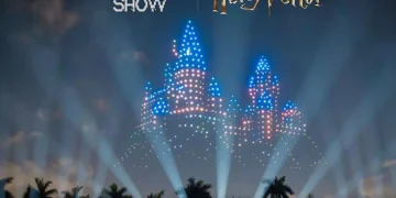 Harry Potter iluminará el cielo de Valencia con 1.200 drones en un espectáculo nunca visto