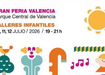 0709 Cartell Tallers Infantils Gran Fira de Valencia detall