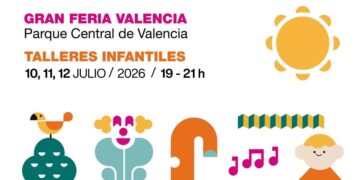 0709 Cartell Tallers Infantils Gran Fira de Valencia detall