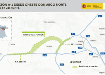 Transportes licita por 6,4 millones el proyecto para enlazar la A-3 en Cheste y la A-7 por el norte 14 Transportes licita por 6,4 millones el proyecto para enlazar la A-3 en Cheste y la A-7 por el norte