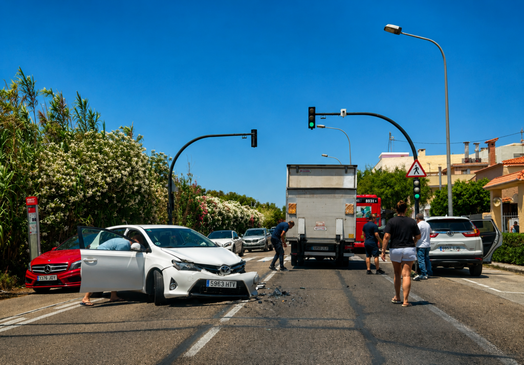 Dos accidentes complican el tráfico en la CV-500 y provocan importantes retenciones hacia El Perelló 3 2eb03980 7334 4af9 bfe2 124285e2457d
