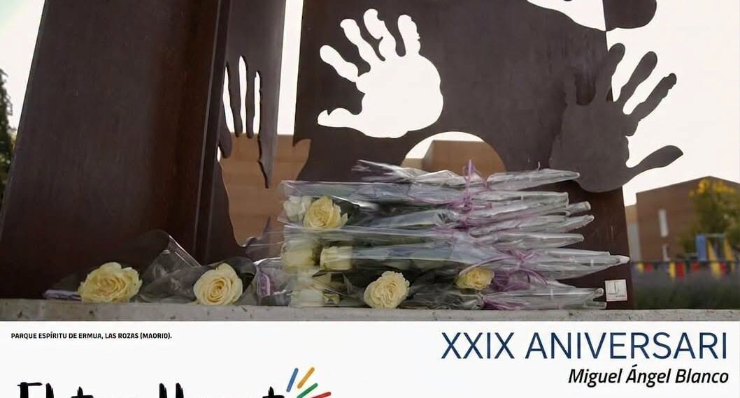 Acte en Honor a Miguel Ángel Blanco en Valéncia