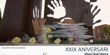 Acte en Honor a Miguel Ángel Blanco en Valéncia