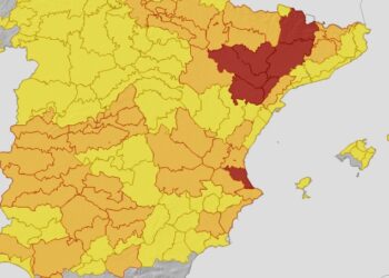 .Alerta roja en la Comunitat Valenciana: los termómetros rozarán los 44ºC en el día más crítico de la ola de calor