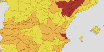 .Alerta roja en la Comunitat Valenciana: los termómetros rozarán los 44ºC en el día más crítico de la ola de calor