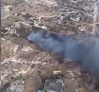 Susto en Benidorm por un incendio de vegetación en la partida de l'Armanello