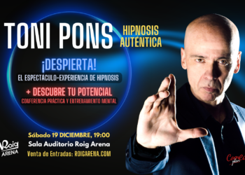 El hipnotista Toni Pons llevará su espectáculo ‘Despierta’ a la sala Auditorio Roig Arena el 19 de diciembre