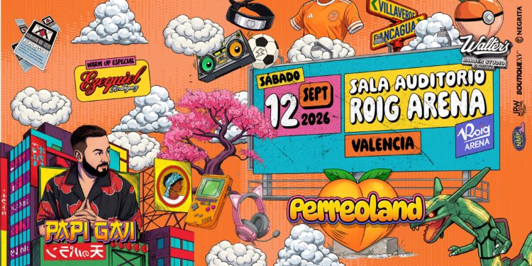 Papi Gavi desembarca el 12 de septiembre en la sala Auditorio Roig Arena con “Perreoland” 1 Papi Gavi desembarca el 12 de septiembre en la sala Auditorio Roig Arena con “Perreoland”