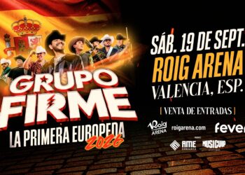 Grupo Firme arrancará su gira europea en el Roig Arena de Valencia el próximo 19 de septiembre