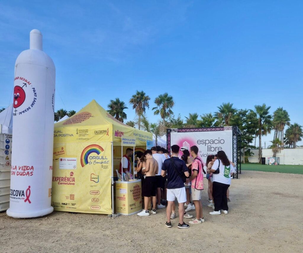 La Generalitat blinda los festivales de música de este verano con una campaña pionera de salud sexual y diversidad 2 La Generalitat blinda los festivales de música de este verano con una campaña pionera de salud sexual y diversidad
