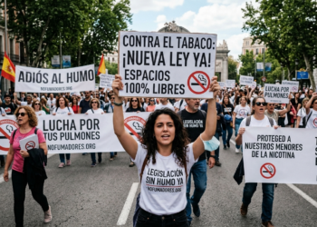 Nofumadores.org exige al Gobierno enviar la nueva Ley del Tabaco al Congreso en septiembre para evitar más retrasos 14 Nofumadores exige al Gobierno enviar la nueva Ley del Tabaco al Congreso en septiembre para evitar más retrasos