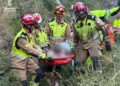 Rescate en Chodos tras caer un menor a un barranco de diez metros de altura 11 Rescate en Chodos tras caer un menor a un barranco de diez metros de altura