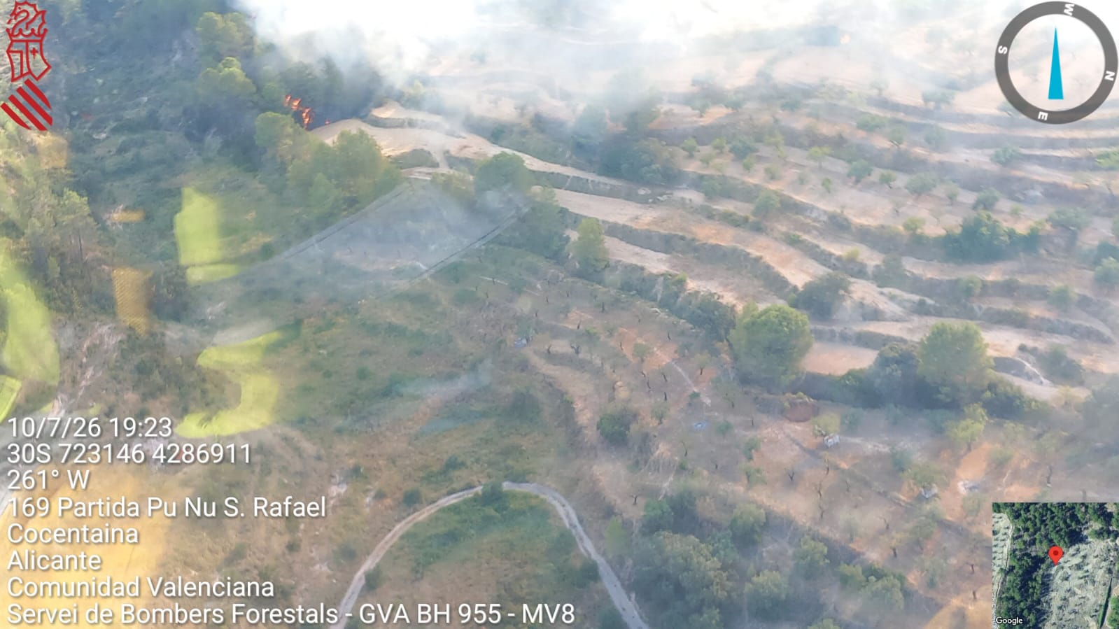 Alerta en la CV: hasta 5 incendios forestales detectados esta tarde 2 HM4kKk9XcAI2eZ