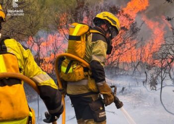 Crónica de una noche crítica en Castellón por el Incendio Forestal de Soneja