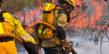 Crónica de una noche crítica en Castellón por el Incendio Forestal de Soneja