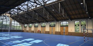 Finalizan las obras del Polideportivo del Parc Central en Russafa, que abrirá sus puertas en septiembre