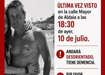 Continúa la búsqueda urgente de Pedro Notario, el vecino de Aldaya desaparecido 14 Continúa la búsqueda urgente de Pedro Notario, el vecino de Aldaya desaparecido