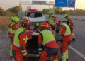 Espectacular accidente en la A-7 a su paso por Paterna: los bomberos liberan a una persona atrapada en su vehículo 10 Espectacular accidente en la A-7 a su paso por Paterna: los bomberos liberan a una persona atrapada en su vehículo