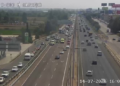 Un accidente en la V-31 a la altura de Alfafar provoca kilómetros de retenciones