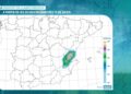 Una línea de fuertes tormentas cruzará la Comunitat Valenciana de sur a norte con riesgo de granizo y rachas de viento huracanadas