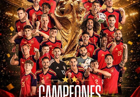¡MUNDIALAZO HISTÓRICO! ESPAÑA TOCA EL CIELO POR SEGUNDA VEZ 1 ¡MUNDIALAZO HISTÓRICO! ESPAÑA TOCA EL CIELO POR SEGUNDA VEZ