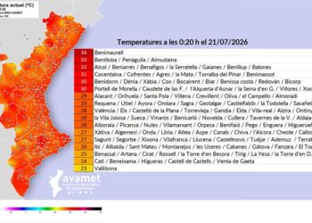 Infierno a medianoche: la Comunitat Valenciana se ahoga a las puertas de una ola de calor extremo