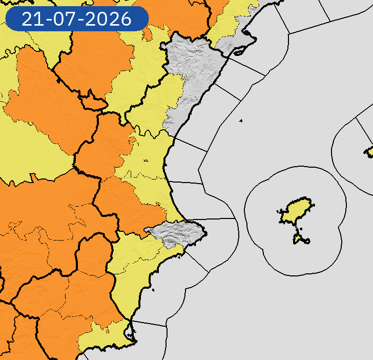 El Consell decreta la alerta por altas temperaturas y tormentas secas en la Comunitat Valenciana 2