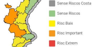 El Consell decreta la alerta por altas temperaturas y tormentas secas en la Comunitat Valenciana