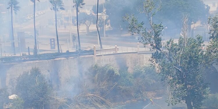 Un fallecido y cinco heridos en el incendio forestal en el barranco del Salt de l'Aigua de Manises