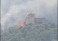 El fuego toca las puertas de la Ermita de Santa Bárbara en Onda: El #IFVallDUixó ya afecta a más de 8.500 hectáreas