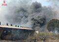 El incendio de La Vall d’Uixó alcanzó anoche las 10.000 hectáreas calcinadas mientras 600 efectivos luchan por frenar su avance en Espadán