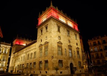 La Generalitat iluminara el Palau y Metrovalencia con los colores de Espana para apoyar a la seleccion en la final del Mundial