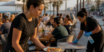 Los camareros y el personal de limpieza sostienen el verano de la hosteleria valenciana 1