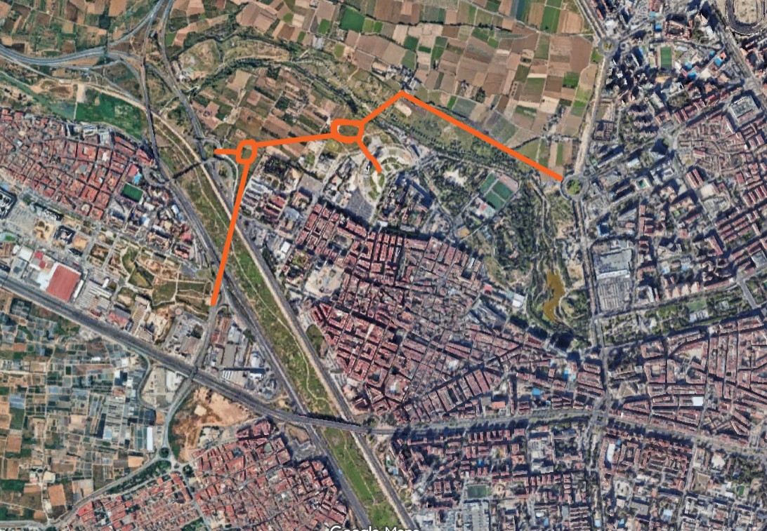 Mislata desbloquea su acceso norte tras 20 años pero difiere del proyecto original 2 Mislata proyecto original