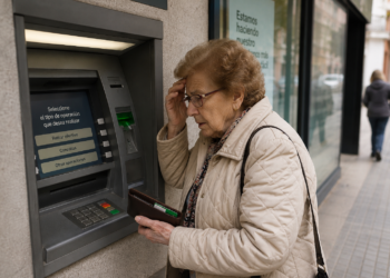 Sacar dinero del cajero se convierte en un problema para cada vez mas mayores en Valencia
