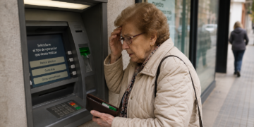 Sacar dinero del cajero se convierte en un problema para cada vez mas mayores en Valencia