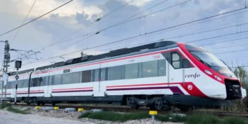 Un tren de Rodalia