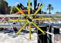 "Vulcanum": el espectáculo que transformó el cielo de Valencia con una gigantesca estructura suspendida a 25 metros de altura 10 Vulcanum el espectaculo que transformo el cielo de Valencia con una gigantesca estructura suspendida a 25 metros de altura 3