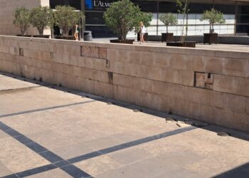 La plaza cuna de la Ciudad de Valencia se cae a pedazos por la desidia institucional