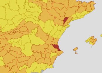 Nueva Alerta roja por calor extremo en el litoral sur de Valéncia: los termómetros rozarán los 42ºC también este miércoles