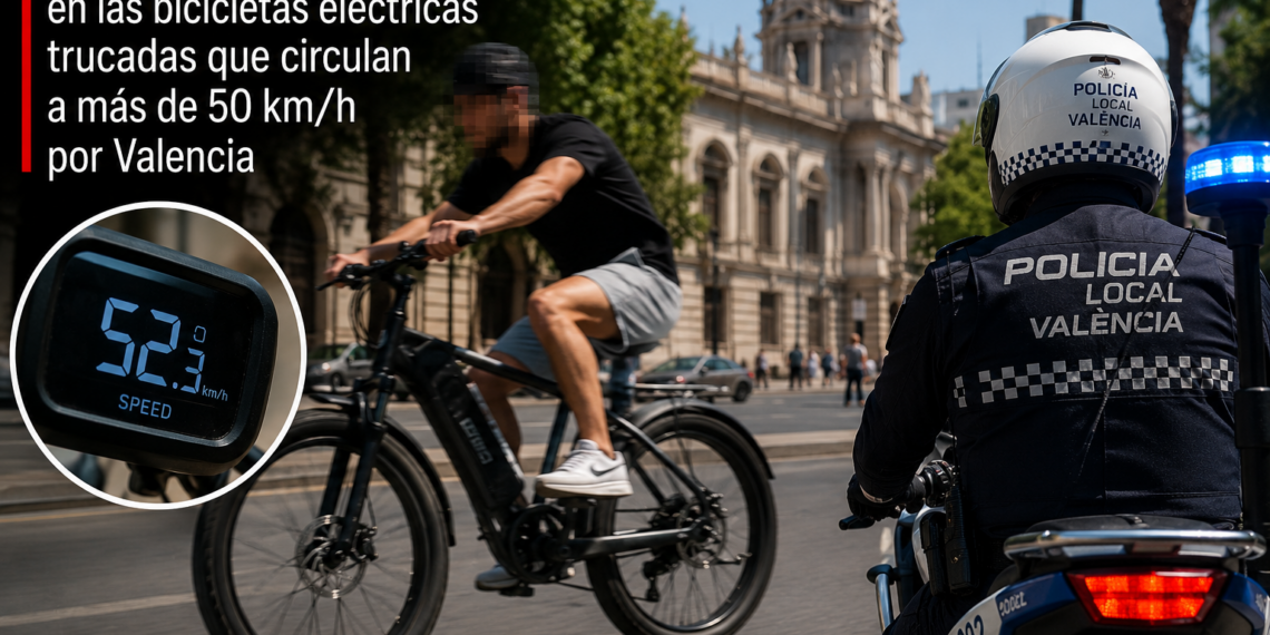 La Policía pone el foco en las bicicletas eléctricas trucadas que circulan a más de 50 km/h por Valencia 1 b2068691 429b 4ccb 8901 ee3e5c08b516