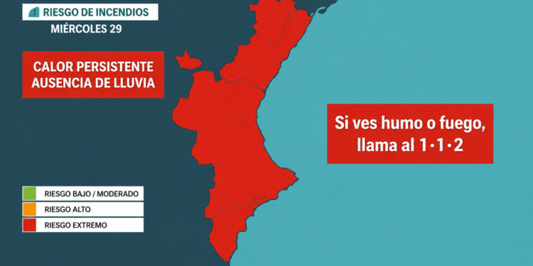 Llega la cuarta ola de calor a España: Valencia superará los 40 grados este fin de semana
