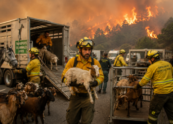 PACMA exige una coordinación centralizada para atender y evacuar animales en las zonas afectadas por los incendios