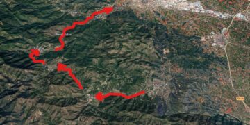 Emergencias ordena la evacuación de Artana y Eslida por el avance sin control del incendio de La Vall d’Uixó