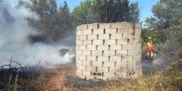 incendio campo quema