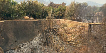 AVA-ASAJA exige responsabilidades a la CHJ tras actuar los barrancos «abandonados» como corredores del fuego en Espadán